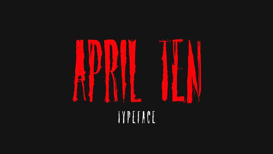 April Ten Font › Fontesk
