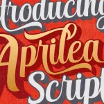 Aprilea Script Font - Fonte Grátis Aprilea Script Font
