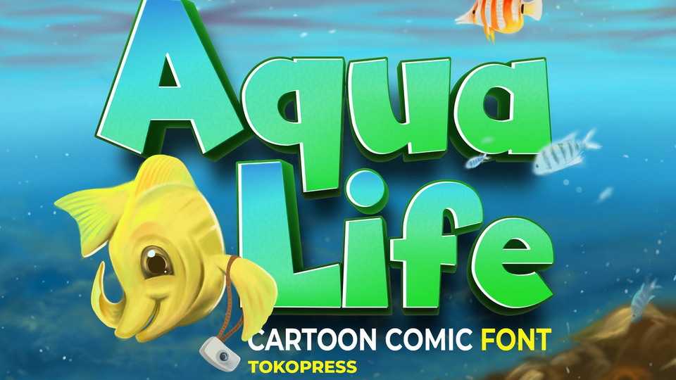 Aqua Life Font › Fontesk