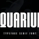Aquarium Sans Serif Font