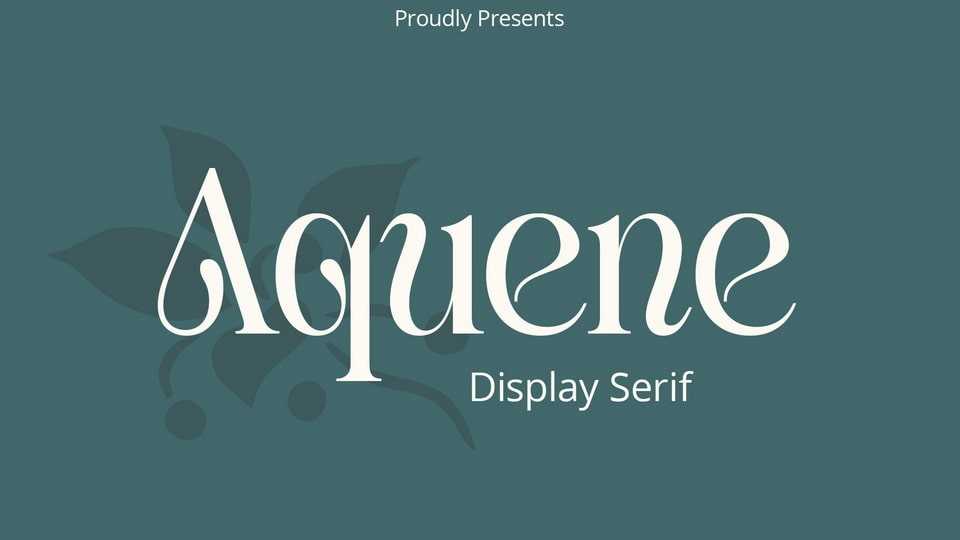 Aquene Font › Fontesk