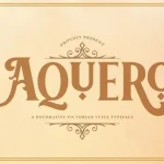 Aquero Display Font - Fonte Grátis Aquero Display Font