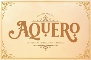 Aquero Display Font