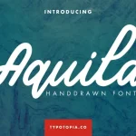 Aquila Handdrawn Script Font