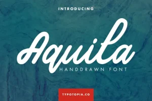 Aquila Handdrawn Script Font