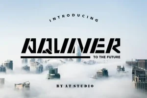 Aquiver Display Font