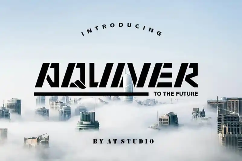 Aquiver Display Font