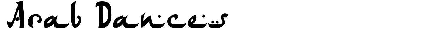 Arab Dances Font