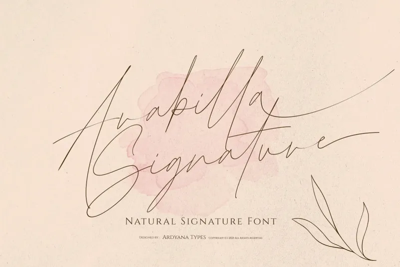 Arabilla Signature Font