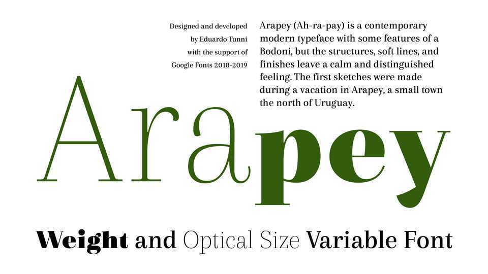 Arapey Font Family › Fontesk