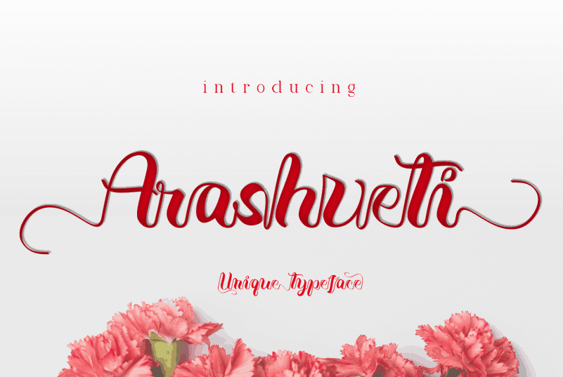Arashveti Calligraphy Font