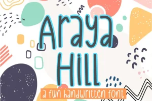 Araya Hill Font