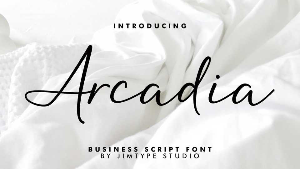 Arcadia Font › Fontesk