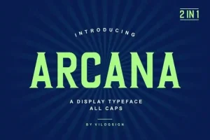Arcana Display Font