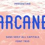 Arcane Sans Font Trio