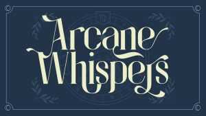 Arcane Whispers Font › Fontesk