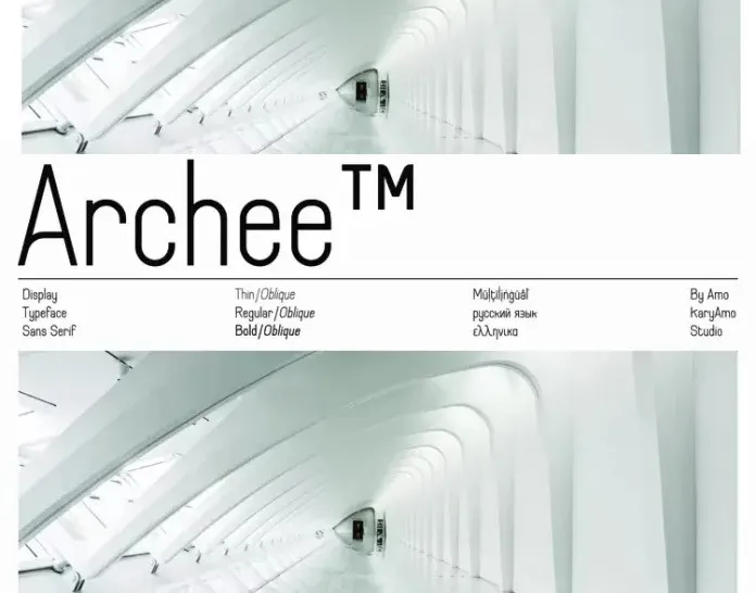 Archee Font