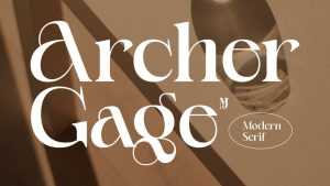 Archer Gage Font › Fontesk