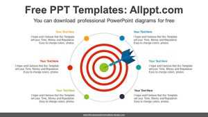 Archery Target PowerPoint Diagram