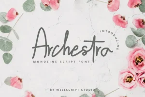 Archestra - Handwritten Script Font