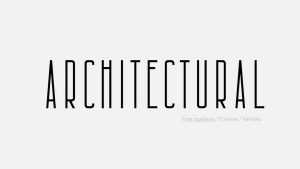 Architectural Font Family › Fontesk