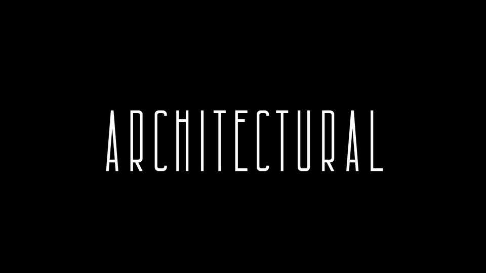 Architectural Font › Fontesk