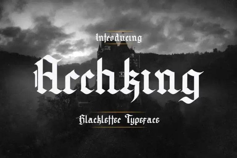 Archking Trial Blackletter Font