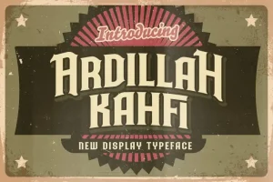 Ardilah Kafi Display Font