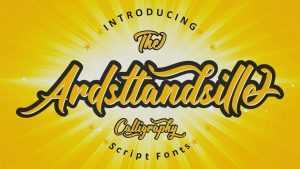 Ardsttandsille Script Font › Fontesk