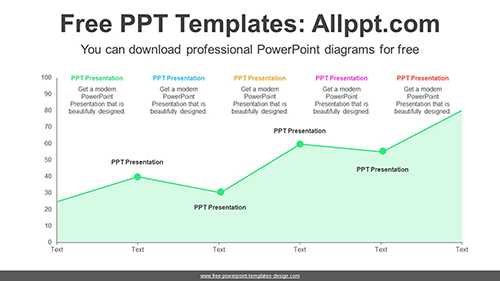 Area Chart PowerPoint Diagram