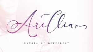 Arellia Script › Fontesk