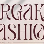 Argaka Fashion Font › Fontesk