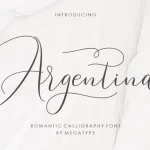 Argentina Script Font - Fonte Grátis Argentina Script Font