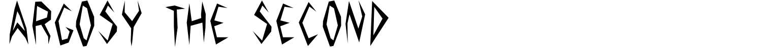 Argosy The Second Font