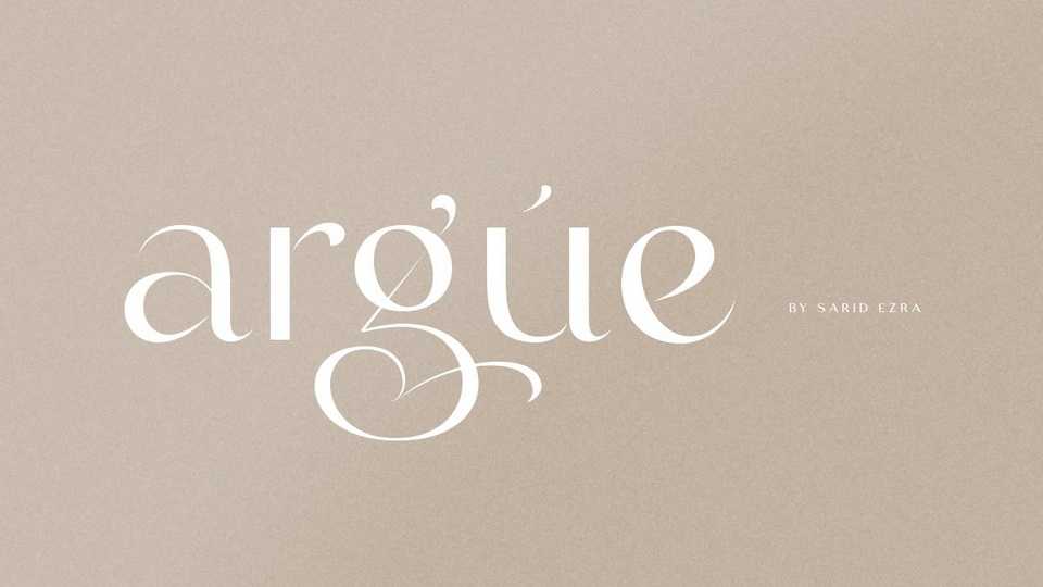 Argue Font › Fontesk