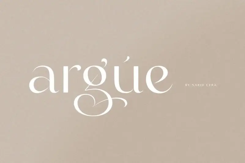 Argue Sans Serif Font