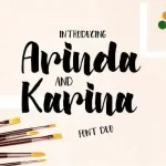 Arinda Brush Font