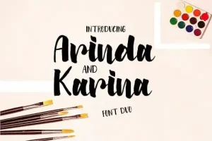 Arinda Brush Font