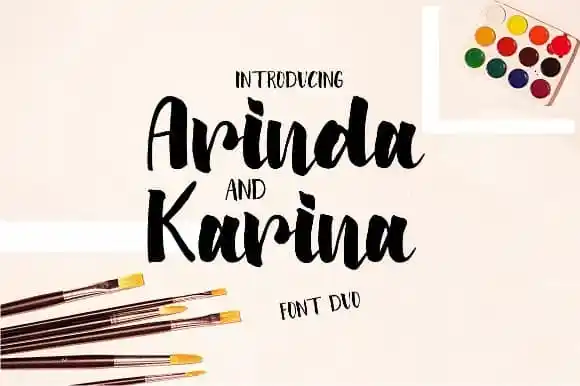 Arinda Brush Font