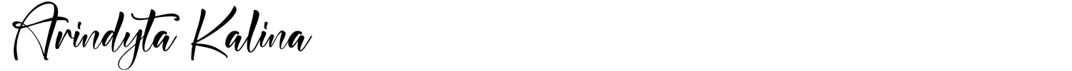 Arindyta Kalina Font