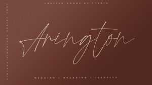 Arington Script Font › Fontesk