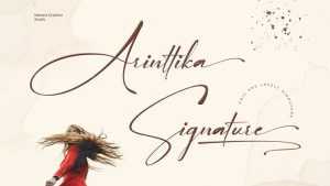 Arinttika Signature Font › Fontesk