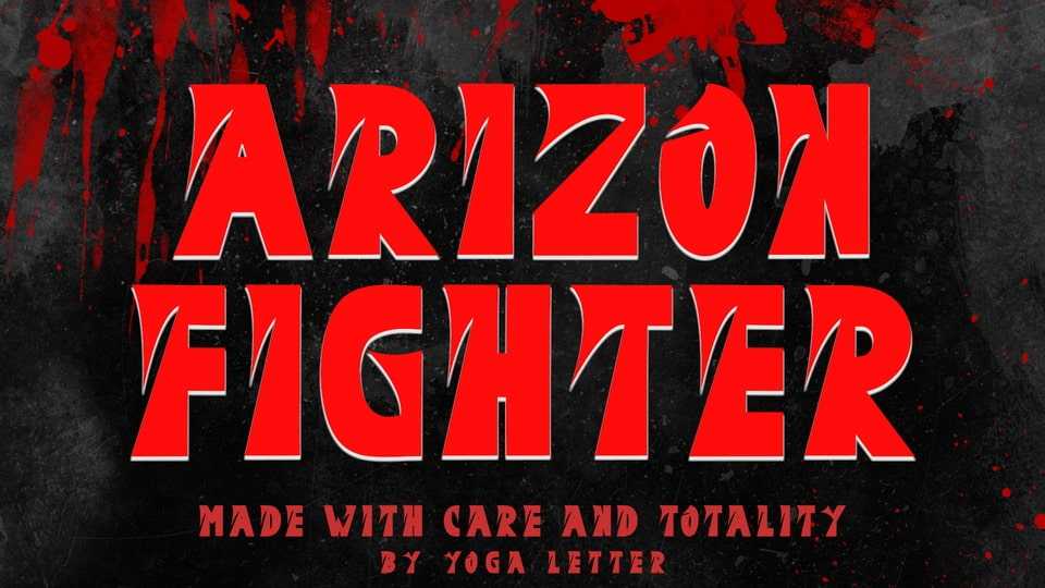 Arizon Fighter Font › Fontesk