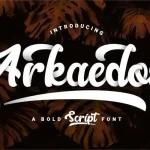 Arkaedos Script Font