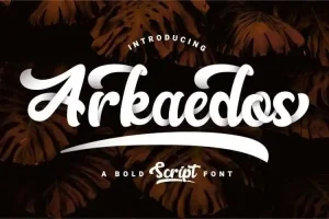 Arkaedos Script Font