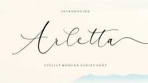 Arletta Script Font › Fontesk