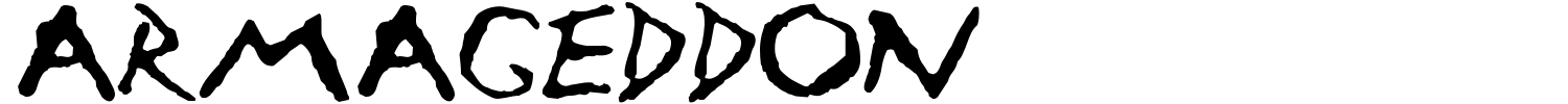 Armageddon Font