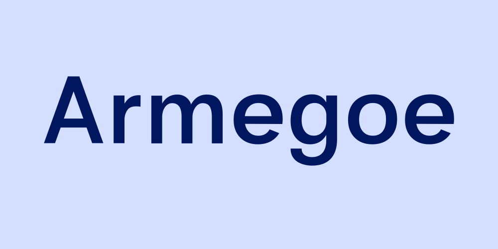 Armegoe font