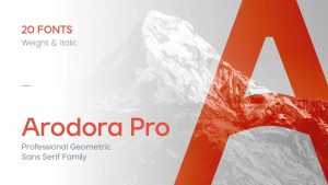 Arodora Pro Font › Fontesk