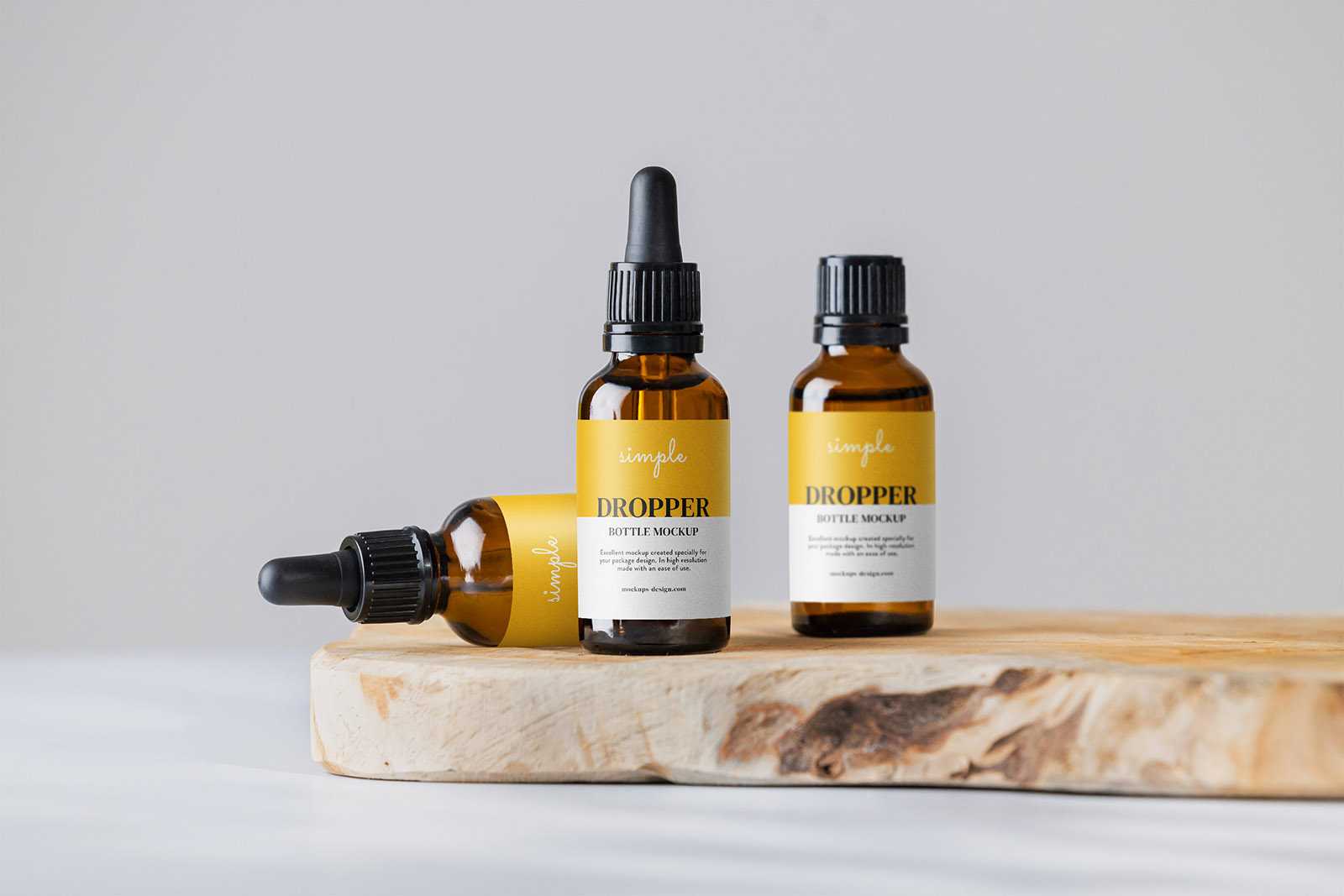 Aromatherpay bottles mockup